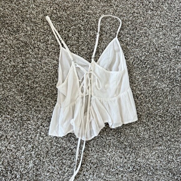 Lot of 5 Crop Tops – Edikted, Gilly Hicks, Aerie, Y2K Boho Summer XS/S - Picture 8 of 16